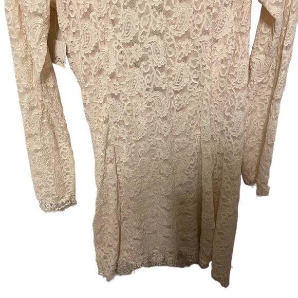 NWT Free People Pearl Lace Mini Champagne Toast - Picture 9 of 9